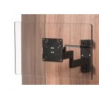 Caratec Flex CFW304AS TV-Wandhalter mit 3 Drehpunkten, schwarz