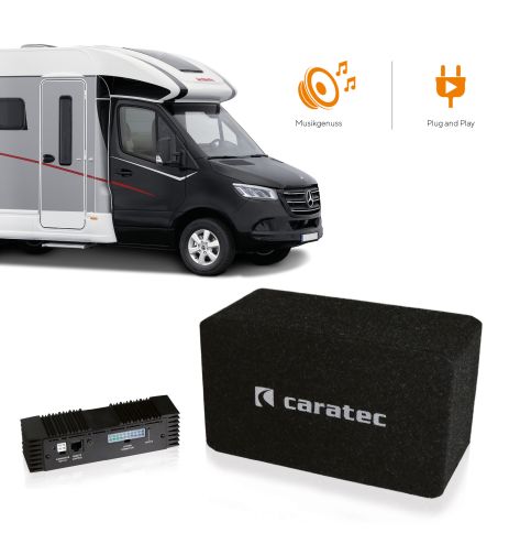Caratec Audio CAS212S Soundsystem für Mercedes-Benz Sprinter S907/910.  Geeignet für Fahrzeuge mit MBUX 7“