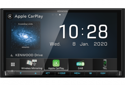 Kenwood DMX8020DABS 2-DIN Moniceiver 7" (17,7 cm) mit DAB+, Android Auto und Apple CarPlay