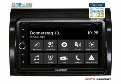 Blaupunkt CAMPER700DAB Navigation mit 6,75" (17,2 cm) Monitor, für Ducato 7, Jumper und Boxer