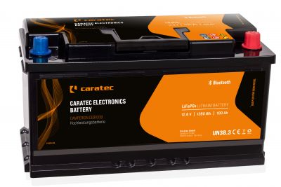 Caratec CEB100B Lithiumbatterie 100Ah mit integriertem BMS und Bluetooth-App