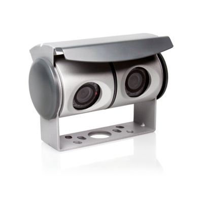 Caratec Safety CS100TLA Twin-Kamera mit IR-Beamer zum Anschluss an Geräte mit zwei Kameraeingängen und mit 20 m Anschlussleitung