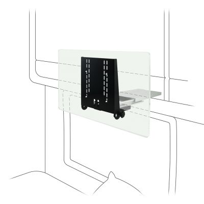 Caratec Flex CFA103H TV-Auszug für Oberschrank, mit Pushlock Verriegelung