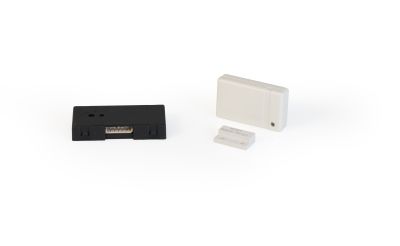 Funksensor-Starterset mit weißen Sensoren zur einfachen Absicherung von Türen, Klappen und Fenstern
