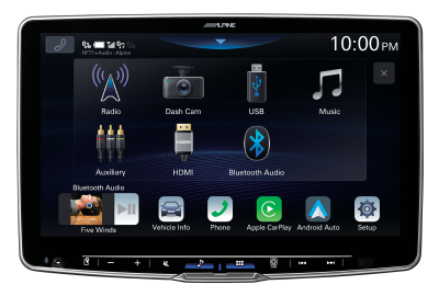 Alpine iLX-F115D 1-DIN Moniceiver 11" (28 cm) mit DAB+, Android Auto, CarPlay wireless