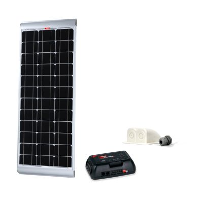 NDS Solarpanel Set KS100320 100Wp mit Haltern und 320W-MPPT-Solarregler