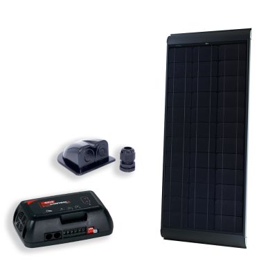 NDS KB115320 115 Wp BlackSolar Solarpanel-Set schwarz PERC-Zellen, mit N-Bus Solarregler