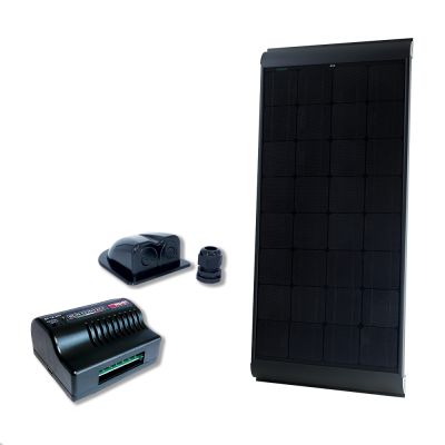 NDS KB165320 165 Wp BlackSolar Solarpanel-Set schwarz PERC-Zellen, mit N-Bus Solarregler