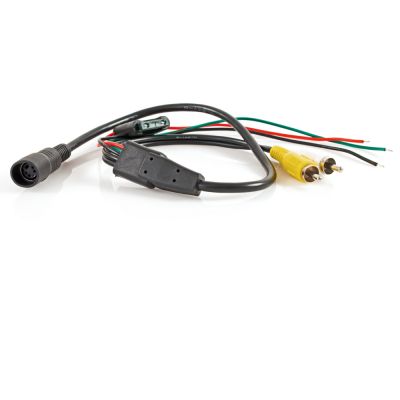 Caratec Safety Monitor-Adapter 4-polige Kupplung auf Cinch-Stecker (Audio und Video)