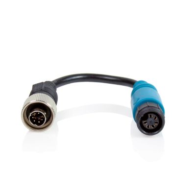 Caratec Safety Monitor-Adapter 6-polige Schraubkupplung auf 6-poligen Metall-Schraubstecker