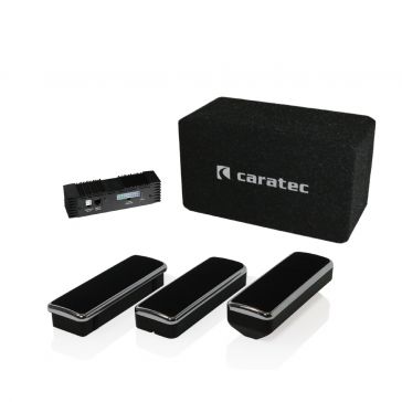 Caratec Audio CAS206 Soundsystem für Vollintegrierte Wohnmobile mit Lautsprechern in der Verkleidung seitlich im Fußraum