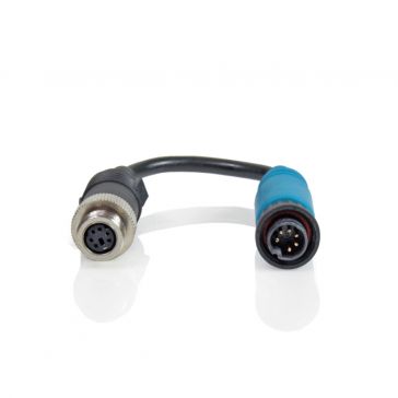 Caratec Safety Kamera-Adapter, 6-polige Metall-Schraubkupplung auf 6-poligen Schraubstecker
