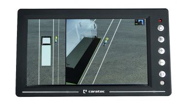 Caratec Safety CSV360A3 3D-System HD-Birdview-Kameraset mit 7" Monitor (17,8 cm) und integriertem Abbiegeassistenten